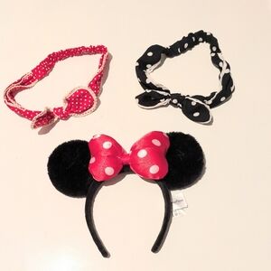 Disney Official Minnie Mouse Headband Minnie Ears plus FREE Others